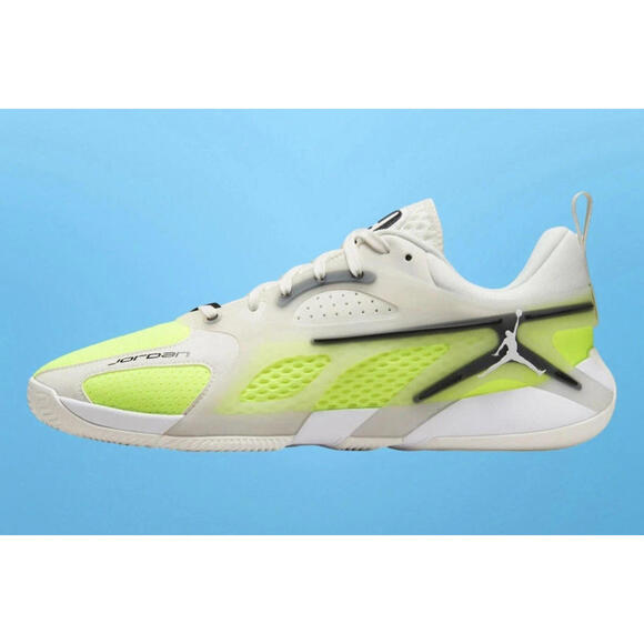 Nike Air Jordan Heir Basketball Shoes White Sail Volt FQ3858-107 Men Size 11.5 - Picture 2 of 10